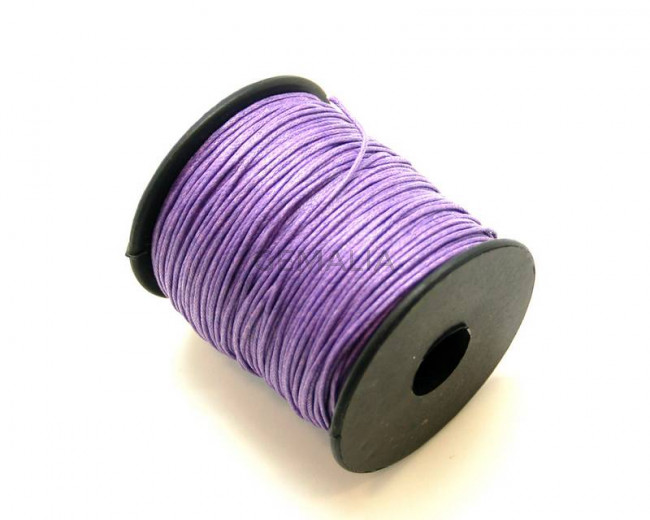 Algodón. Cordon. 1mm. Lila.