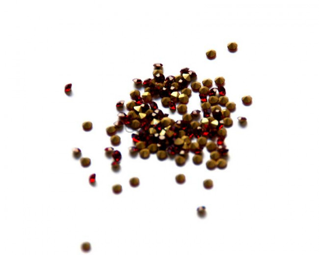 Cristal. Rhinestone Chaton. 2,9-3mm. Siam