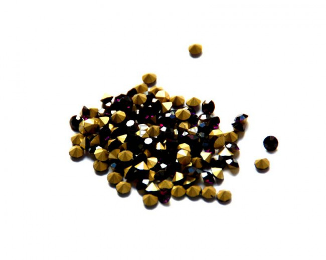 Cristal. Rhinestone Chaton. 4-4,1mm. Amethyst