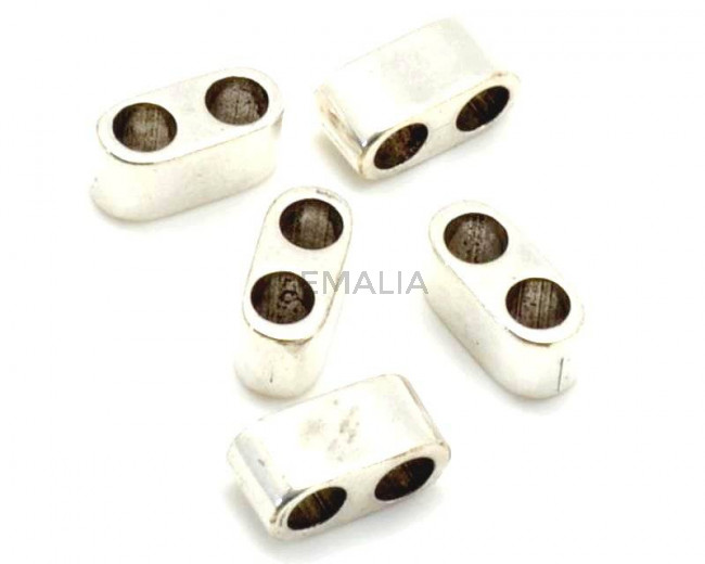 Zamak. Separador.16x8x7mm.Plateado.Int.5mm