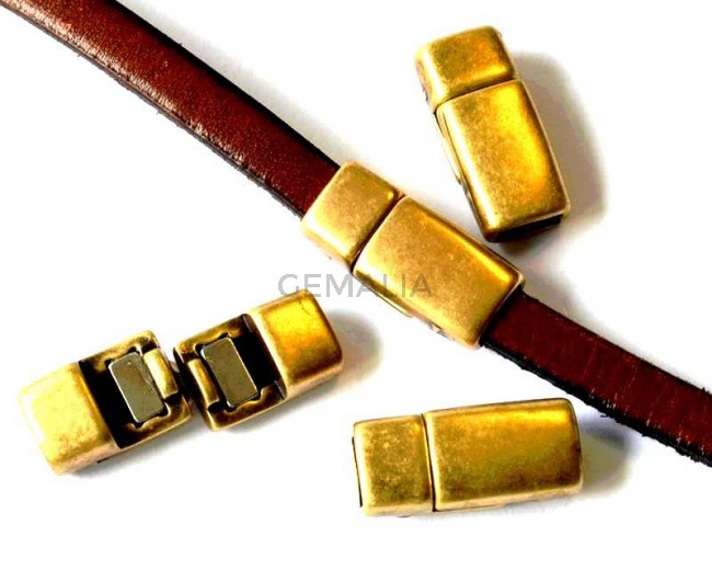 Cierre magnetico de Zamak plano. 16x7,5mm. Int.5x2mm. Precio Especial