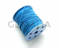 Cordón Antelina. 3mm. Azul.