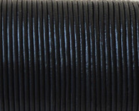 Cuero Redondo 1,5mm. Negro. Calidad superior