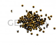 Cristal. Rhinestone Chaton. 2,9-3mm. Black Diamond