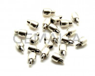 Zamak. Terminal. 6x9,5mm. Plateado. Int.3mm