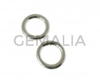 Arandela de Zamak 30,5x30,5x4,8mm. Plateado. 