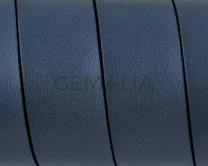 Cuero Plano 20x1,5mm. Gris-Cantos negros. Calidad superior