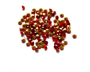Cristal. Rhinestone Chaton. 4-4,1mm. Light Siam