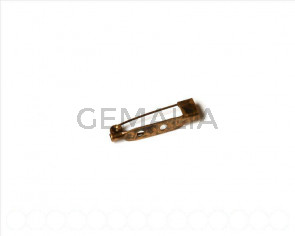 Accesorio broche 25mm. Oro viejo