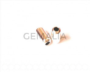 Plata 925. Cilindro 12x6mm. Plateado. Int.3,20mm