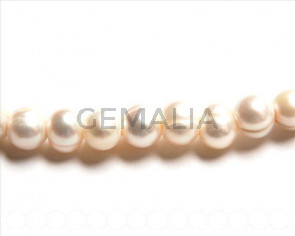 Perlas cultivadas. Round 10-11mm. blanco. Int.2mm aprox.