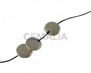 Zamak. Moneda 17x17mm. Plateado. Int.1,2mm