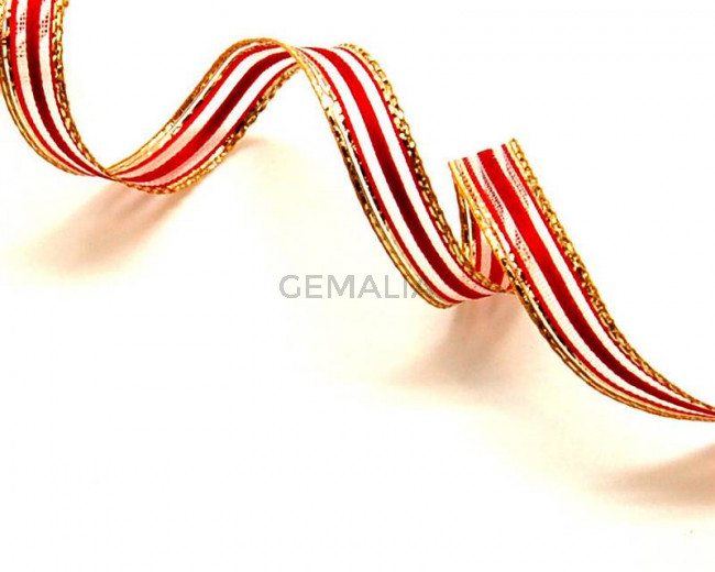 Ribbon&wire. 9mm. Red. Best Quality.