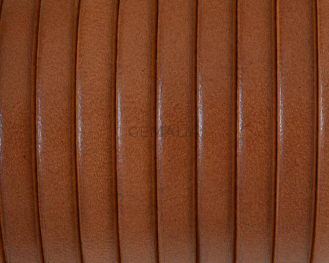 Flat Leather cord 5x1.5mm. Light brown2. Best Quality. Bulk Price.