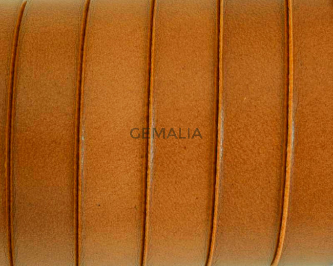 Flat Leather cord 10x1.5mm. Light brown2. Best Quality. Bulk Price.