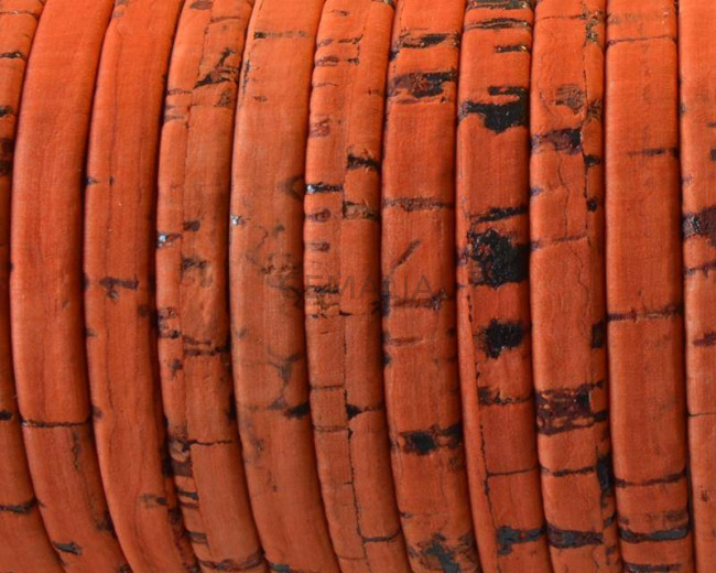Flat Cork. 5x1.5mm. Orange-t. Best Quality.