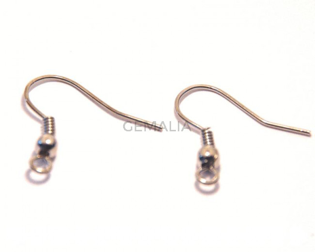 Fish Hook 0.5x17mm. Nickel color. Approx. 100 PCs