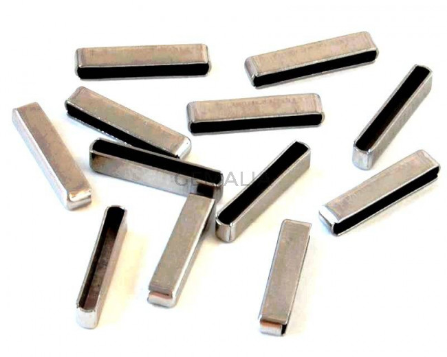 Stainless steel 304. End cap. 3.5x22.4.5mm. Silver. Inn.21x2mm