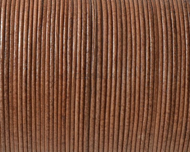 Kangaroo leather round 1mm. Beige. Best Quality.
