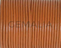 Round leather Cord. 2mm. Middle brown