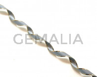Satin Ribbon. 7mm. Light grey. Best Quality.