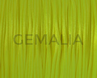 Nylon Cord. 1mm. Yellow. Fluorescent.