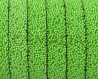 Flat Synthetic Caviar. 10x2mm. Apple green. Best Quality.