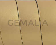 Flat Leather cord. 20x1.5mm. Metal gold2-black. Best Quality.