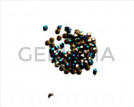 Swarovski. Xilion Chatons 3mm. Metallic Blue.