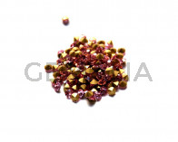 Crystal. Rhinestone Chaton. 4-4,1mm. Light Rose. 144 Ud.