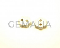 Ceramic.Button. 20mm. White. Ir. Inn.3mm. approx.