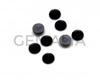 Swarovski. Hot-fix. Coin. 7.07-7.27mm. SS34. Jet. 