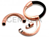 Zamak. Magnetic. 62x34mm. Antique copper. Inn.10x7mm.