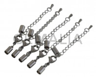 Stainless steel 304.Ending-Lobster.42mm/13x9x4mm/3.5x6x0.5mm.Inn.4mm