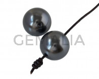 SWAROVSKI Pearl 5817. 14mm. Black. Inn.1.2mm
