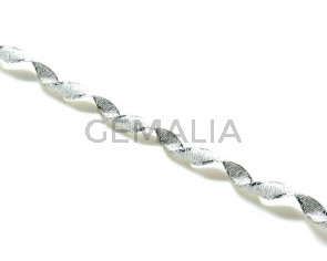 Ribbon. 7mm. Metal silver. Best Quality.