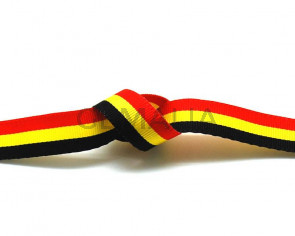 Ribbon. Flag. 12mm. Belgium. Best Quality.