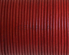Round leather Cord. 2mm. Red. Best Quality.