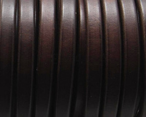 REGALIZ Leather cord. Oval 10x6mm. Brown 2. Best Quality.