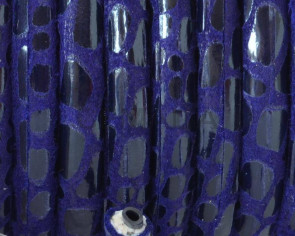 Cancun suede Leather cord. Round. 5mm. Violet. Inn.0.8mm.