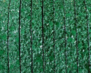 Synthetic fancy cord. Flat. 5x2mm. Green. Best Quality.