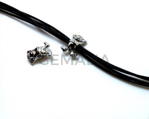 Stainless Steel. Boy. 12.5x15.5x6.8mm. Inn.4.5mm.
