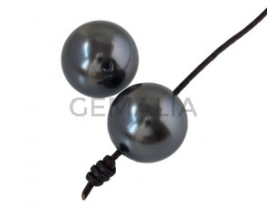 SWAROVSKI Pearl 5817. 14mm. Black. Inn.1.2mm
