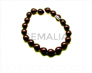Shell. Teardrop, 20x16mm. violet. Hole:App.1mm.16-Inch Strand.