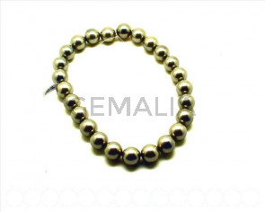 Shell pearl. Round 16mm. grey. 16-inch strand.