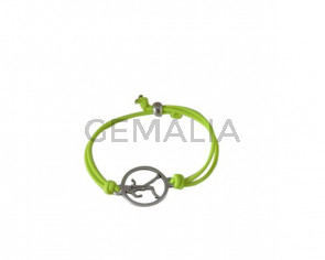 Running bracelet elastic and adjustable. Fluor yellow. Best Quality
