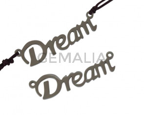 Connector Stainless Steel 304. Dream 31x8x1mm. Silver. Inn.1mm